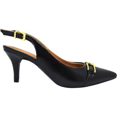 Imagem de Sapato Scarpin Feminino Casual Social Dia a Dia Passeio Trabalho Salto