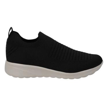 Imagem de Tênis Usaflex AP19001 Feminino Preto casual tecido leve