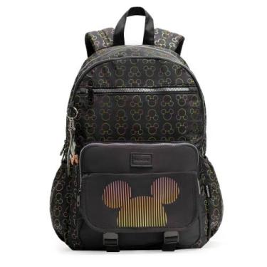 Imagem de Mochila Escolar Feminina Juvenil Mickey Preta - Disney, U