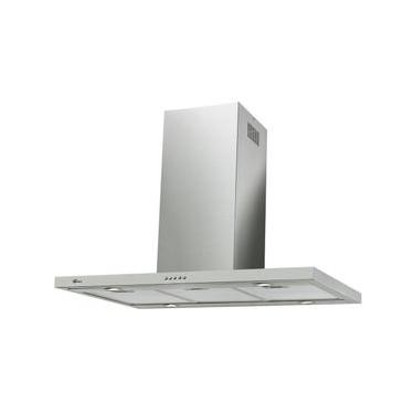 Imagem de Coifa de Ilha Fischer Tradition Line 90cm Inox com Exaustor Depurador Painel Digital LED 110V