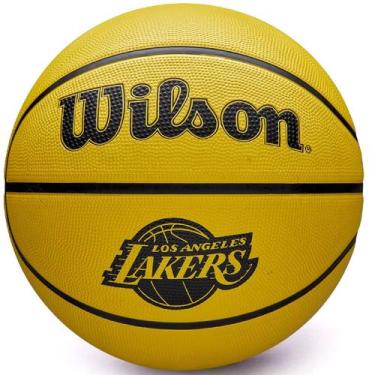 Imagem de Bola de Basquete Wilson NBA Team Tribute Solid Los Angeles Lakers