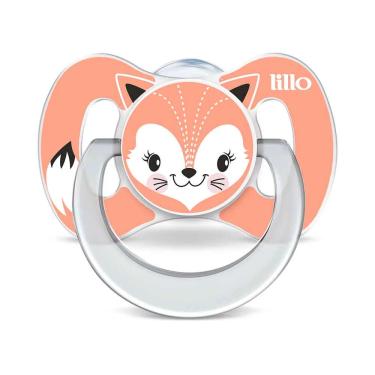 Imagem de Chupeta Lillo Funny Animais Silicone Anatômica Raposa Tamanho 1