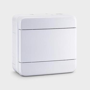 Imagem de Quadro de Distribuição P/Sobrepor P/4 Disjuntores Din Branco - Force L
