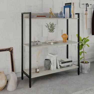 Imagem de Estante de Livros Industrial Aço 80CMX104CM 3 Prateleiras Active Yesca