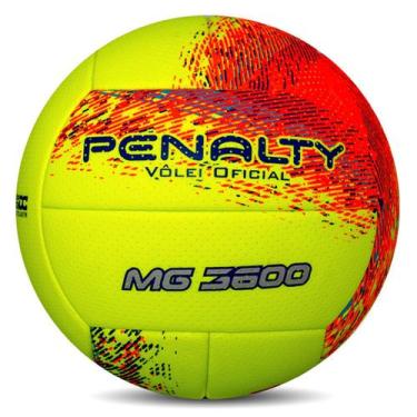 Imagem de Bola de Vôlei Penalty Volei Mg 3600 XXV, Amarelo, Laranja, Único