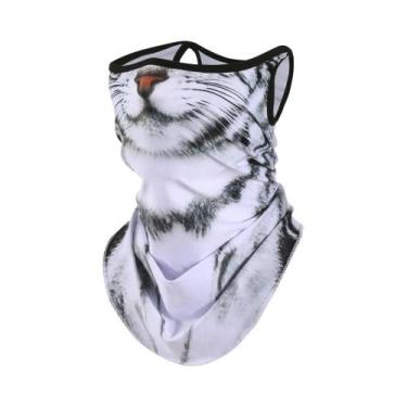 Imagem de Cachecol Mágico 3D De Animais, Aquecedor De Pescoço Respirável, Máscar