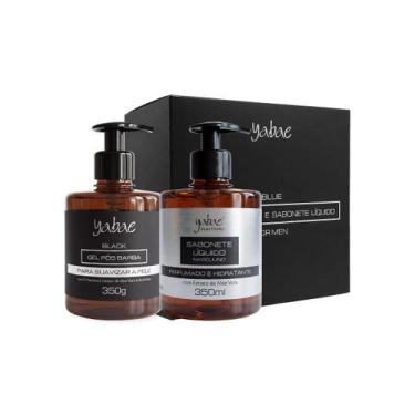 Imagem de Kit Presente Masculino Black Gel Pós Barba 350g Sabonete Líquido 350ml