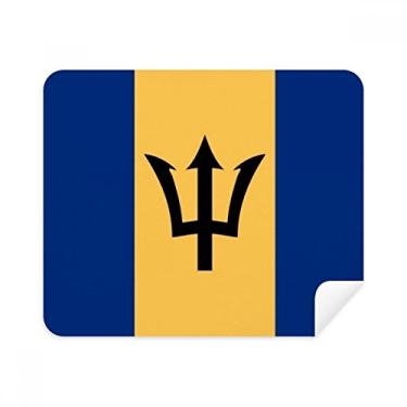 Imagem de Pano de limpeza de tela com 2 peças, bandeira nacional da América do Norte da Barbados