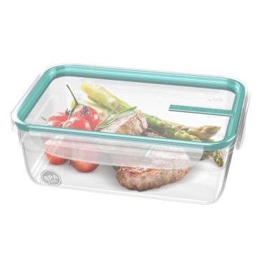 Imagem de Pote com Trava Retangular Baixo 1.24l - Sanremo