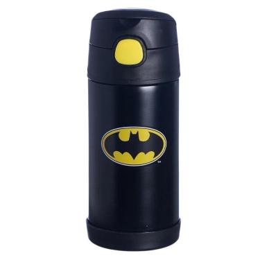 Imagem de Garrafa Infantil Com Canudo - Logo Batman - Zc 10072060