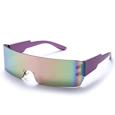 Imagem de Esportes Tendências Óculos Óculos de Sol Mulheres Homens Moda Punk Óculos Óculos Designer Espelho Óculos Esportivos Óculos Óculos, 25, Como Mostrado