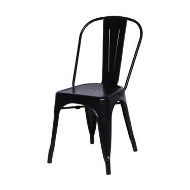 Imagem de Cadeira Tolix Iron Titan Aço Preta - Or Design