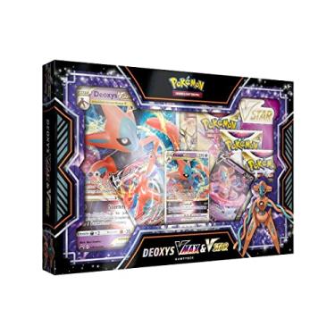 Imagem de Box Pokemon Coleção de Batalha Deoxys Vmax e V-Astro Copag