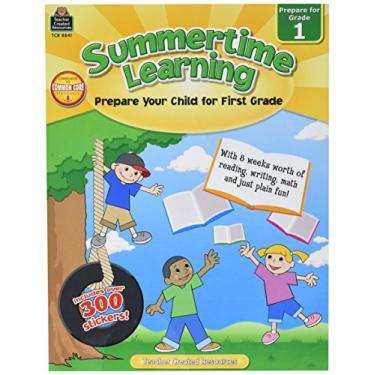 Imagem de Teacher Created Resources Verão, aprendizagem, leitura, escrita, matemática, grau 1