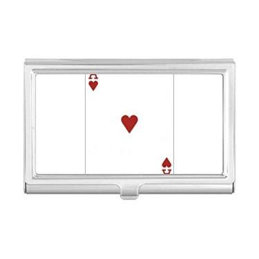 Imagem de Caixa de bolso com estampa de cartas de baralho Heart A