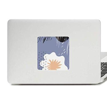 Imagem de Adesivo branco roxo plantas abstratas arte decalque vinil paster laptop decoração PC