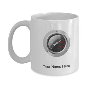 Imagem de Caneca medidora personalizada, copo de café medidor, ideia de presente de medidor, copo medidor personalizado, caneca medidora personalizada - Caneca de café de 325 ml