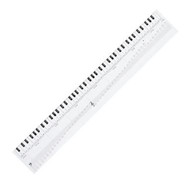 Imagem de OFFSCH folha de prática de teclas de piano teclados teclado eletrônico flexível piano infantil papel de comparação de teclado de piano papel de simulação de 88 teclas dobrar