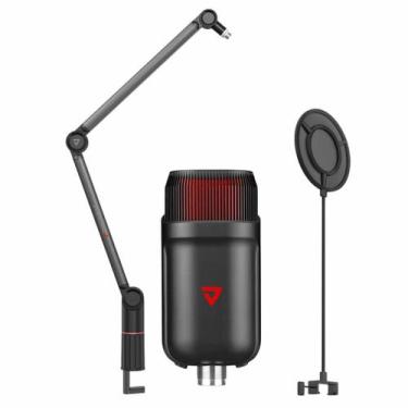Imagem de Kit Podcast Braço Articulado Thronmax S5 Flex + Microfone Thronmax MDr