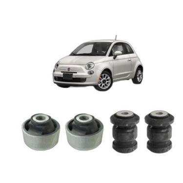 Imagem de 4 Bucha Bandeja Suspensão Dianteira Fiat 500 2007 2008 2009 - Grazzime