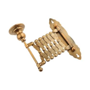 Imagem de Fenteer Candelador de vela de parede Montagem de parede Montagem estendendo o cíper do castiçal telescópico Candlestick para o quarto