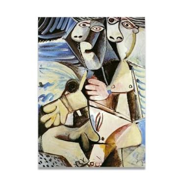 Imagem de Embrace Diego Rivera Murals - Arte do Realismo Socialista Mexicano, Muralista do Século 896, Coleção Clássica do Museu de Nova York para Decoração de Casa 70 x 98 cm