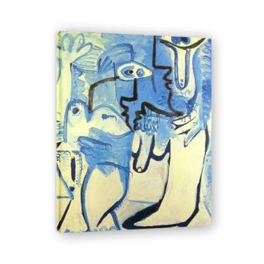 Imagem de Murais de Diego Rivera de homem e mulher – Arte de realismo socialista mexicano, muralista do século 1741, coleção clássica do museu de Nova York para decoração de casa 50 x 65 cm