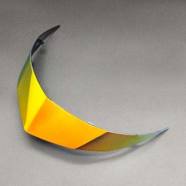 Imagem de YMTSGEQ Spoiler traseiro de capacete de motocicleta TT-Course compatível com KYT TT Course, capacete de substituição Spoiler traseiro decoração de capacete (Revo Deep Red)