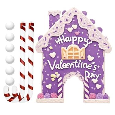 Imagem de Conjunto De Golfe De Gengibre,Atividades de Putting para o dos Namorados - Jogo Familiar Com Tacos E Bolas De Bengala Doce,Para Interior Casa Sala De Estar Aniversário Festa Noite