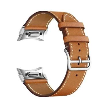 Imagem de Pulseira De Couro Quick Fit Para Samsung Galaxy Watch 6/5/4 40mm 44mm 