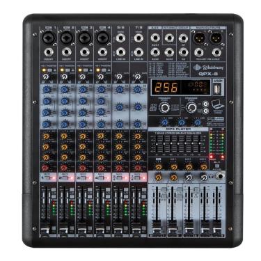 Imagem de Mesa De Som Mixer 8 Canais Waldman Modelo Qpx-8