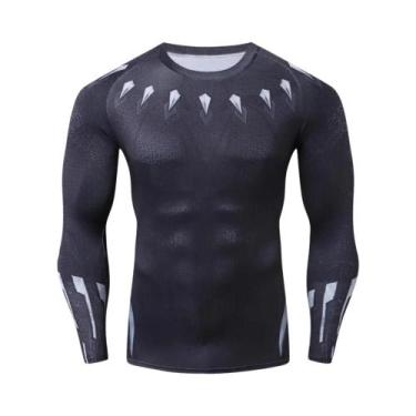 Imagem de Camiseta Masculina De Compressão Raglan Homem-Aranha 2099 Para Cosplay