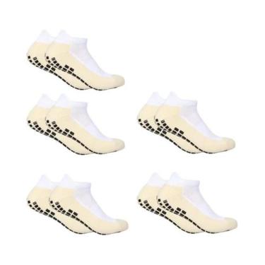 Imagem de Meias Esportivas Antiderrapantes Masculinas E Femininas, 5 Pares, Para