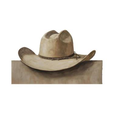 Imagem de Pôster Decorativo De Parede Em Tela Com Cavalo E Sela, Estilo Cowboy O