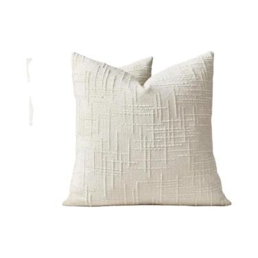 Imagem de Capa De Almofada Chenille 18x18 Polegadas Com Textura De Fio De Bambu,