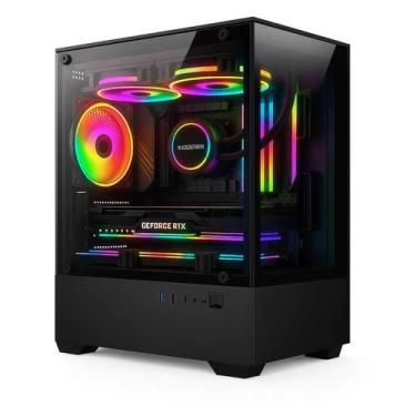 Imagem de PC Gamer RGB Intel i5 3470 Memoria Ram 16GB SSD 240GB Fonte Bivolt - A