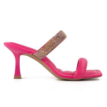 Imagem de Tamanco com Brilho Feminino Dakota Rosa