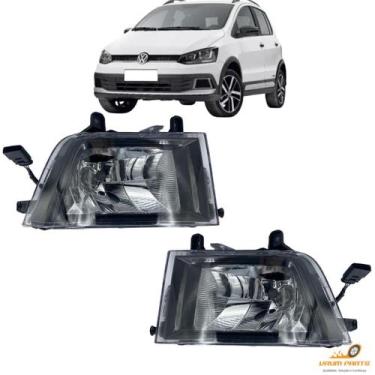 Imagem de Par Farol Auxiliar Milha Crossfox 2015 Saveiro Cross G7 2017 - BBS