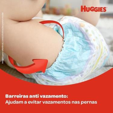 Imagem de Fralda Descartável Infantil Huggies Tripla Proteção Tamanho M 92 Unida