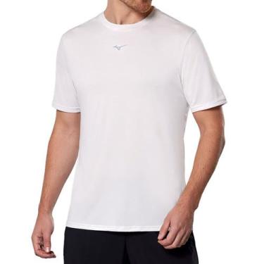 Imagem de Camiseta de Corrida Masculina Mizuno Core, Branco, P