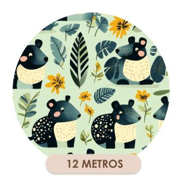 Imagem de Papel de Parede Adesivo Bichinhos Fofos - Bazar dos Quadros, 12 Metros