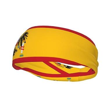 Imagem de Bandanas esportivas com bandeira da Espanha para homens e mulheres faixa de suor para corrida, ciclismo, futebol, ioga
