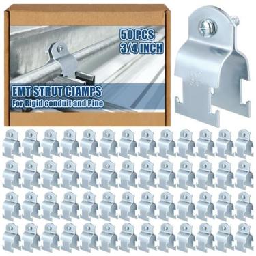 Imagem de Braçadeira de tubo Landhoow EMT Pipe Universal Strut 3/4 de polegada 5