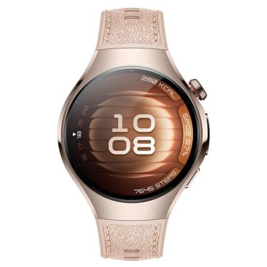 Imagem de Smartwatch Huawei Watch 5 Sand Gold com 42mm, Pulseira em Titânio, Bluetooth e 32GB