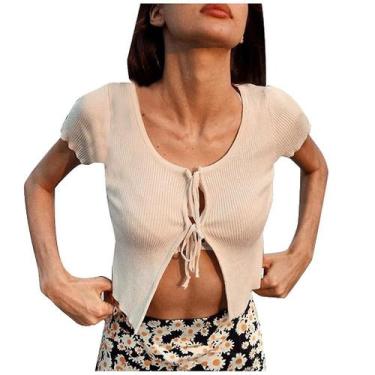 Imagem de Colete estilingue feminino colete fashion cor sólida camisola sexy man