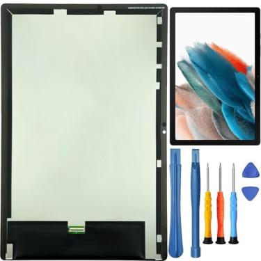 Imagem de Foufinin Substituição de tela para tablet Samsung A8 para Samsung Galaxy A8 SM-X210 SM-X200 SM-X200 SM-X205 Display LCD Touch digitalizador peça de montagem de tela com ferramentas