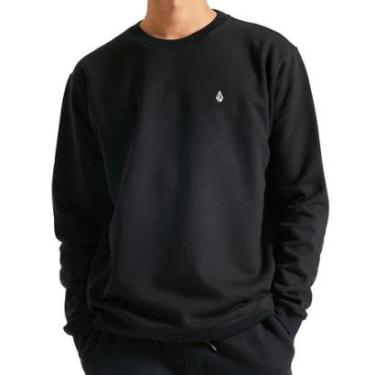 Imagem de Moletom Careca Volcom Single Stone Preto-Masculino