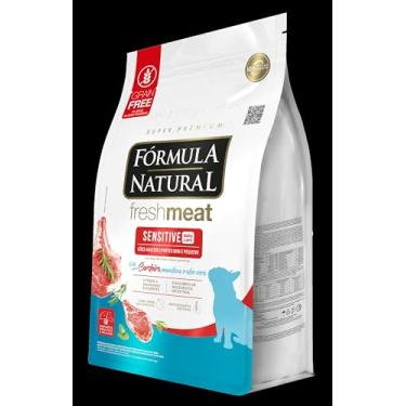 Imagem de Fórmula Natural Fresh Meat Ração Seca Sensitive Para Cães Adultos Sabor Cordeiro 10,1Kg