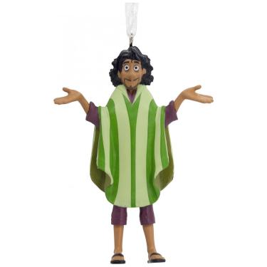 Imagem de Enfeite Natalino Hallmark Keepsake Disney Encanto Bruno com Poncho Verde, Resina 8,5x6,...