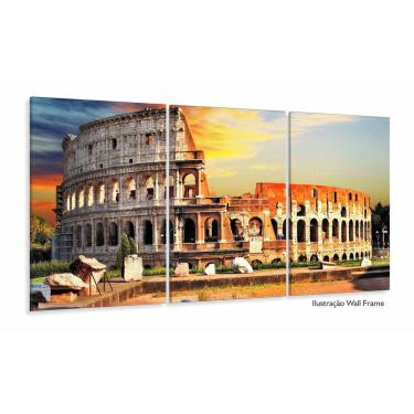 Imagem de Painel Em Tecido Decorativo Coliseu Roma Itália Para Sala